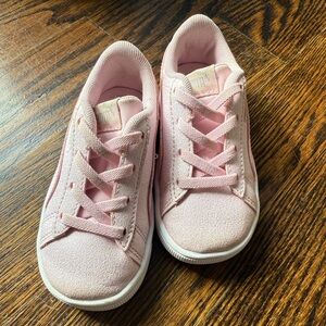 Pink Toddler Puma Slip ons